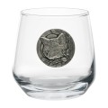 Szklanki do whisky Golden Fox Luna Fox Silver zdobione odlewanym elementem 2 szt.-1 62693 