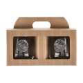Szklanki do whisky Golden Fox Diamond Deer Gold zdobione odlewanym elementem 2 szt.- 62695 