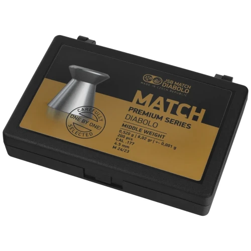 Śrut JSB Match Premium Middle 4.50 mm, 0.520 g, 200 szt. (1015-200)-1 62704 