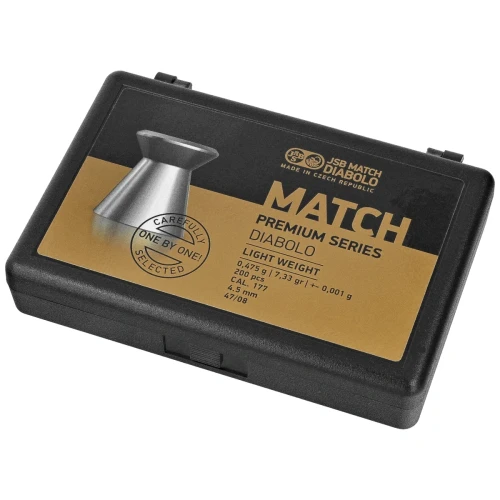 Śrut JSB Match Premium Light 4.50 mm, 0.475 g, 200 szt. (1005-200)-1 62707 