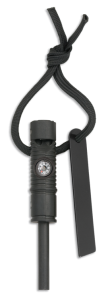 Krzesiwo Barbaric 33286 Fire Starter Black z gwizdkiem i kompasem