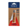 Nóż składany Opinel 7 carbon w blistrze-5 62790 