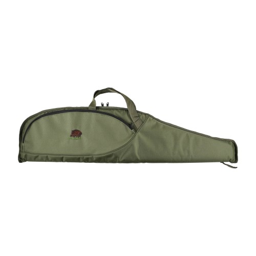 Pokrowiec na broń Forsport 112 cm - oliwkowy, haft dzik stoi w trawie- 62857 