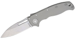 Nóż składany Demko AD20.5 Slicer Shark Smooth Titanium, Stonewashed CPM 3V by Andrew Demko (AD20.5-3V-Smooth TI-SS)