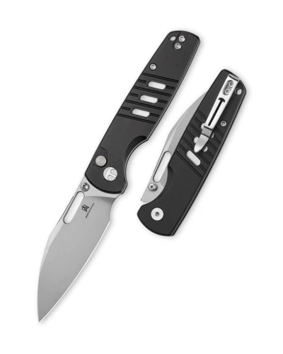 Nóż składany Bestechman Vector Black Aluminium, Stonewashed D2 (BMK15A)-1 62929 