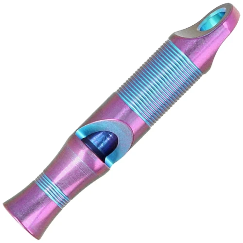 Gwizdek sygnalizacyjny We Knife Purple Titanium z linką Paracord (A-05AP)-1 62954 