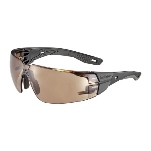 Bolle Safety - Okulary ochronne RUSH+ 2.0 - EN ISO 16321-1 - Platinum - Brązowy - RUSPMN50E-1 63005 