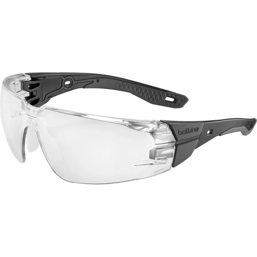 Bolle Safety - Okulary ochronne RUSH+ 2.0 - EN ISO 16321-1 - Platinum - Przezroczysty - RUSPMN10E-1 63009 