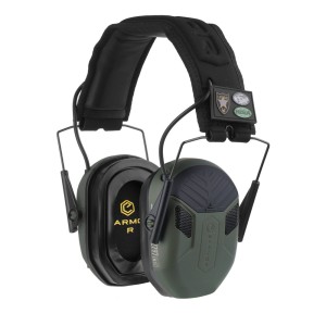 Earmor - Aktywne ochronniki słuchu M300X - Licencja IPSC - Foliage Green - M300X-FG