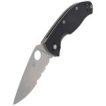 Nóż składany Spyderco Tenacious Black G10, Satin Combo 8Cr13MoV by Eric Glesser (C122GPS)-5 63046 