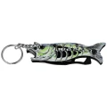 Nóż wędkarski brelok Martinez Albainox Fishing 3 Green Aluminium, Black 3Cr13Mov (25145 GR)-2 63074 