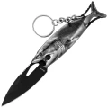 Nóż wędkarski brelok Martinez Albainox Fishing 2 Grey Aluminium, Black 3Cr13Mov (25144 GY)-1 63088 