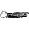 Nóż wędkarski brelok Martinez Albainox Fishing 2 Grey Aluminium, Black 3Cr13Mov (25144 GY)-2 63088 