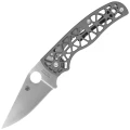 Nóż składany Spyderco Edgerati Gray Aluminium, Satin CPM S30V by Sal Glesser (C266ALP)-1 63125 