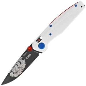 Nóż składany ANV A100 BB Limited Edition No 13/100 White GRN, Black DLC Sleipner (ANVA100-036)