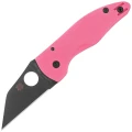 Nóż składany Spyderco MicroJimbo Sprint Run Pink G10, Black DLC CPM S30V by Michael Janich (C264GPNBKP)-1 63177 