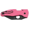 Nóż składany Spyderco MicroJimbo Sprint Run Pink G10, Black DLC CPM S30V by Michael Janich (C264GPNBKP)-2 63177 