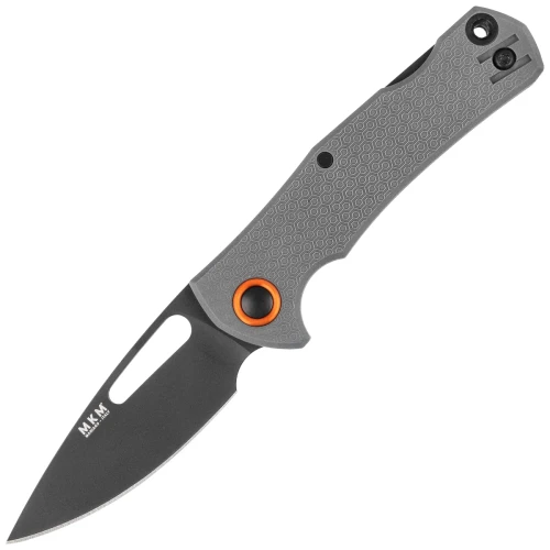 Nóż składany MKM Lov Wolf Gray FRN, Black Top Shield N690 by Jesper Voxnæs (MK LV-PGY)-1 63184 