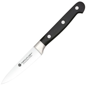 Nóż kuchenny do obierania Top Cutlery German Peeler Black POM, Satin 3Cr13Mov (17178)
