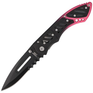 Nóż składany Herbertz CJH Red Aluminium/Black ABS, Black 420 (10000336)