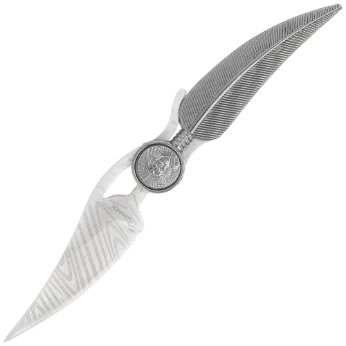 Nóż składany Martinez Albainox Indian Feather Gray Zamak, Laser Ornated 3Cr13Mov (10999)-1 63202 
