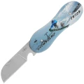 Nóż składany Third Decor Habitat N119E Snowboard Double-Sided 3D Snowboarder Aluminium, Mirror 420 (TH-N119E)-1 63229 