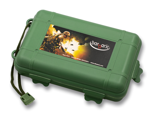 Skrzynka survivalowa Barbaric 180x110x50mm, Green ABS (34162)-1 63235 