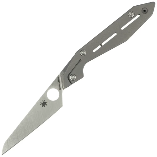 Nóż składany Spyderco Nand Gray Titanium, Satin M398 by Paul Alexander (C270TIP)-1 63246 