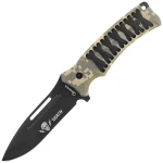 Nóż Martinez Albainox 32795 ABS Camo/Black Stringing, Black 3Cr13Mov