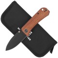 Nóż składany WE Knife Banter Cuibourtia Wood, Black Stonewashed CPM-S35VN by Ben Petersen (2004K)-2 63274 
