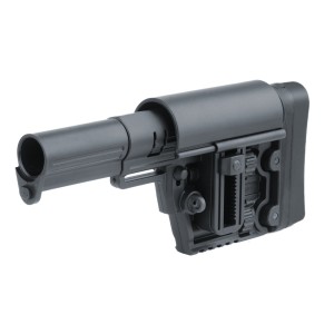 DLG Tactical - Kolba Sniper z przedłużoną tubą - Mil-Spec - Polimer - Czarny - DLG-011/178-BLK