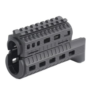 DLG Tactical - Łoże z nakładką rury gazowej do AKSU - Picatinny - M-LOK - Polimer - DLG-122
