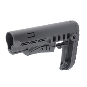 DLG Tactical - Kolba teleskopowa TBS - Mil-Spec - Polimer - Czarny - DLG-087-BLK