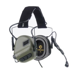 Earmor - Aktywne ochronniki słuchu M32X-MOD4 - Foliage Green - M32X-FG(PLUS)