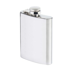 Mil-Tec - Piersiówka ze stali nierdzewnej - 110 ml - Srebrna - 14520018-004