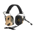 Earmor - Aktywne ochronniki słuchu M32 PLUS - Tan - M32-TN (PLUS)-1 63345 
