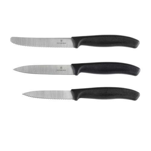 Zestaw noży kuchennych Victorinox Swiss Classic 6.7113.34 3 szt. czarny- 63451 