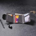 Portfel antykradzieżowy Lifeventure Recycled RFiD Wallet - olive-4 63463 