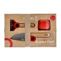 Zestaw kuchenny Opinel dla dzieci Le Petit Chef czerwony-6 63518 