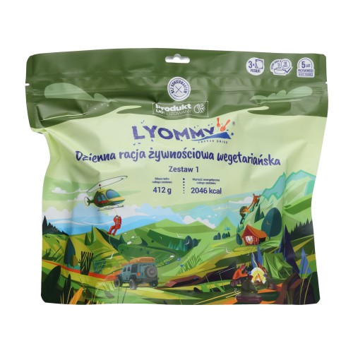 Racja żywnościowa Lyommy wegetariańska - zestaw 1- 63528 