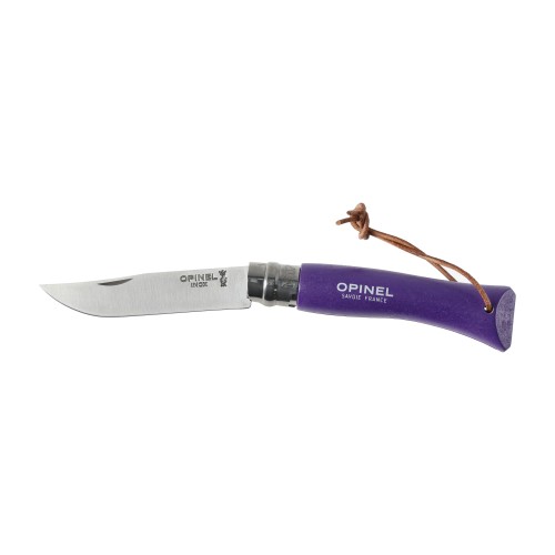 Nóż składany Opinel Colorama 07 inox grab fioletowy- 63530 