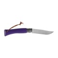 Nóż składany Opinel Colorama 07 inox grab fioletowy-1 63530 