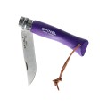 Nóż składany Opinel Colorama 07 inox grab fioletowy-3 63530 