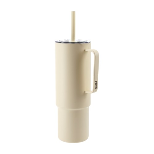 Kubek termiczny ze słomką MiiR All Day Straw Cup 946 ml - ecru- 63584 