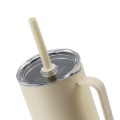 Kubek termiczny ze słomką MiiR All Day Straw Cup 946 ml - ecru-3 63584 