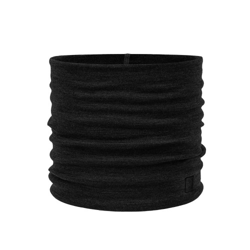 Komin Buff Heavyweight Merino Wool - solid black- 63618 