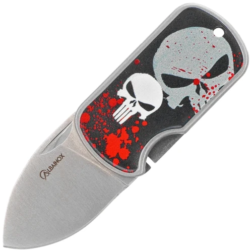 Nóż składany Martinez Albainox Skull 3D Aluminium, Satin 3Cr13Mov (18730)-1 63627 