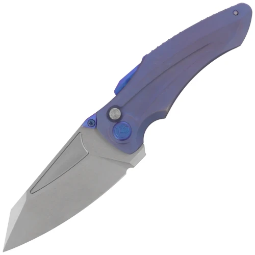 Nóż składany Kubey Sumo Blue Titanium, Stonewashed CPM 20CV by Jake Hoback (KB400C)-1 63630 
