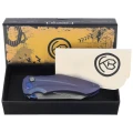 Nóż składany Kubey Sumo Blue Titanium, Stonewashed CPM 20CV by Jake Hoback (KB400C)-3 63630 