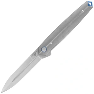 Nóż składany Fox Pacifico Gray Titanium, Satin MagnaCut by Bob Terzuola  (FX-ATC-OG02 TI)